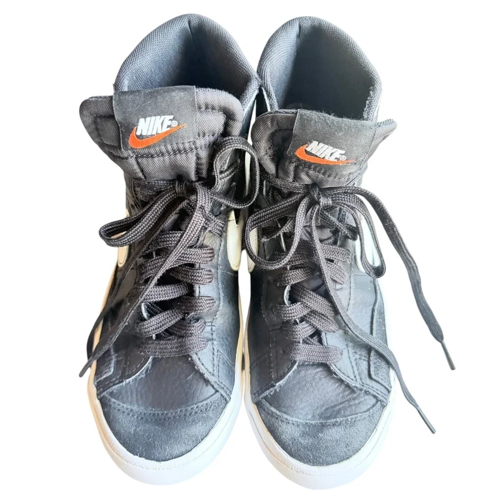 KIDS BLACK NIKE BLAZERS SIZE 4.5 Boys/Girls Fast Shipping